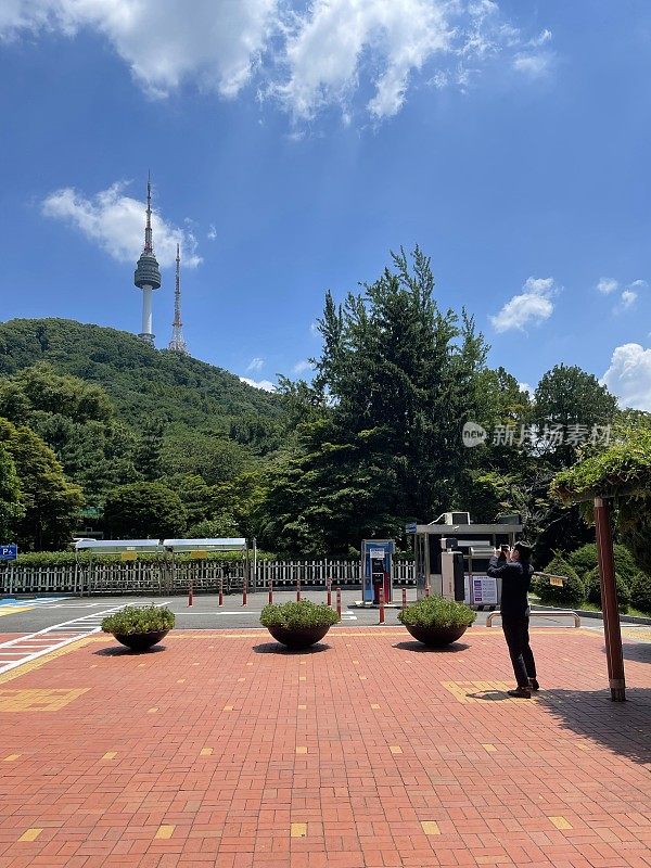 夏天在首尔南山公园