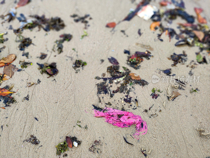 被污染的海滩