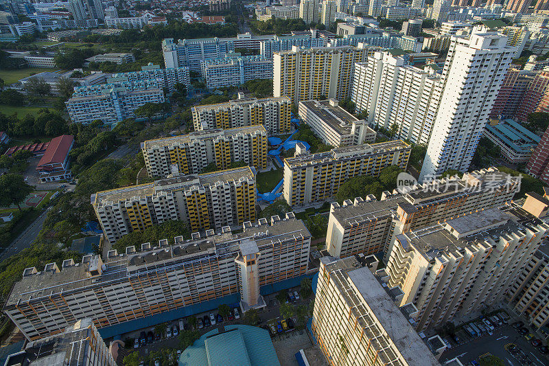 住宅区鸟瞰图