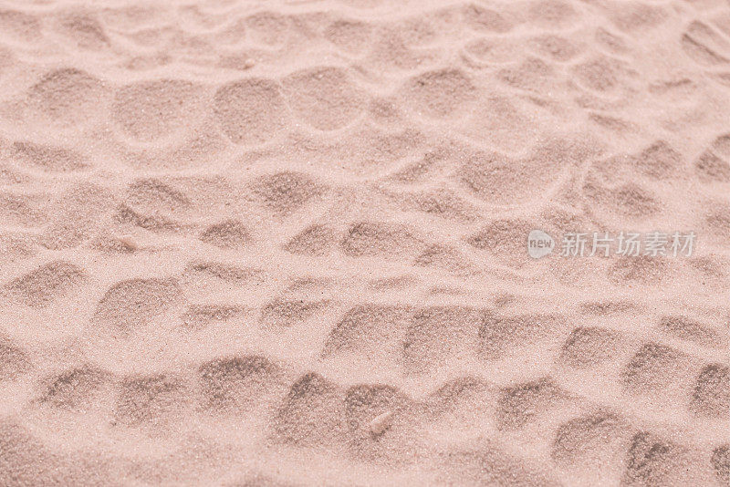 沙子纹理特写。沙子backgound。