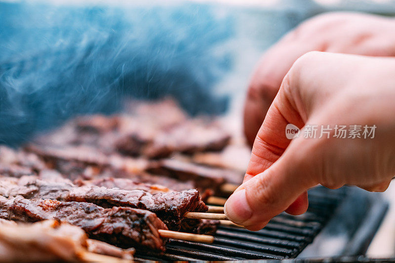 美味的烤肉