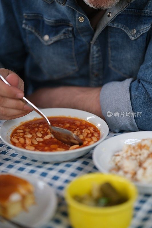 土耳其干豆和大米