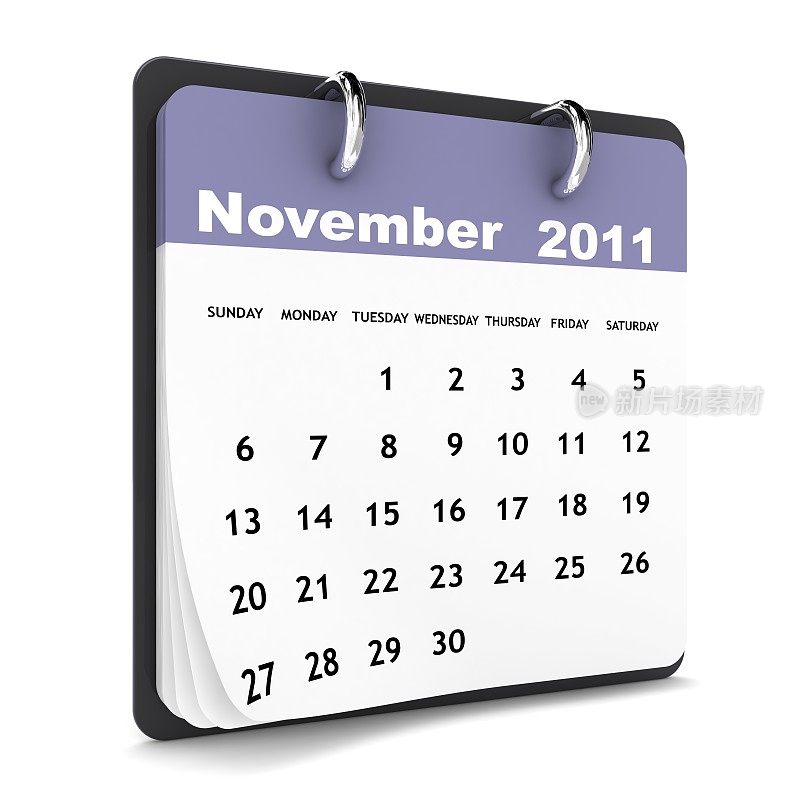 2011年11月——日历系列