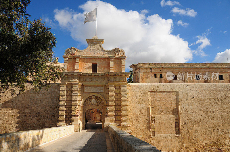 Mdina,马耳他群岛。