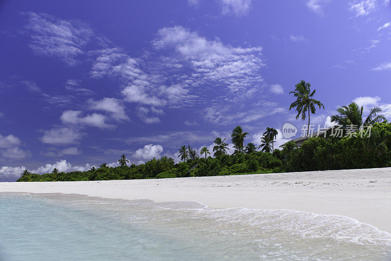 马尔代夫的热带海景