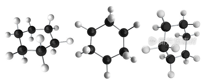 环己烷分子