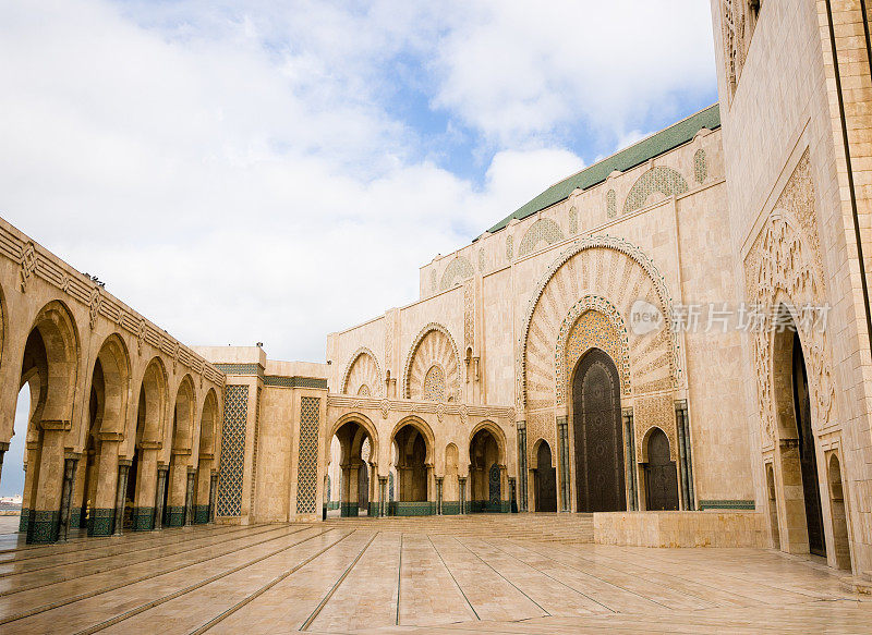 卡萨布兰卡哈桑二世清真寺没人