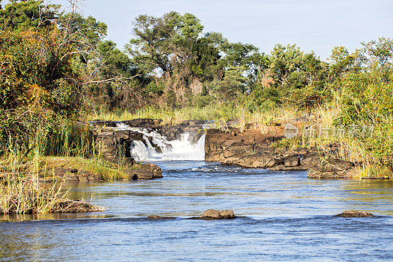 纳米比亚，库班戈河，波帕瀑布