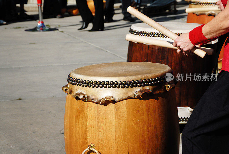 手和日本鼓