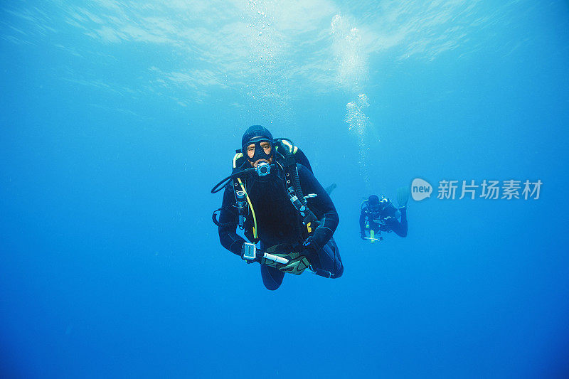 Scuba潜水者