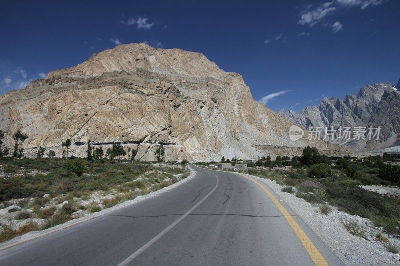 巴基斯坦北部的喀喇昆仑公路