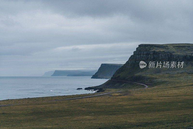 冰岛峡湾的美景