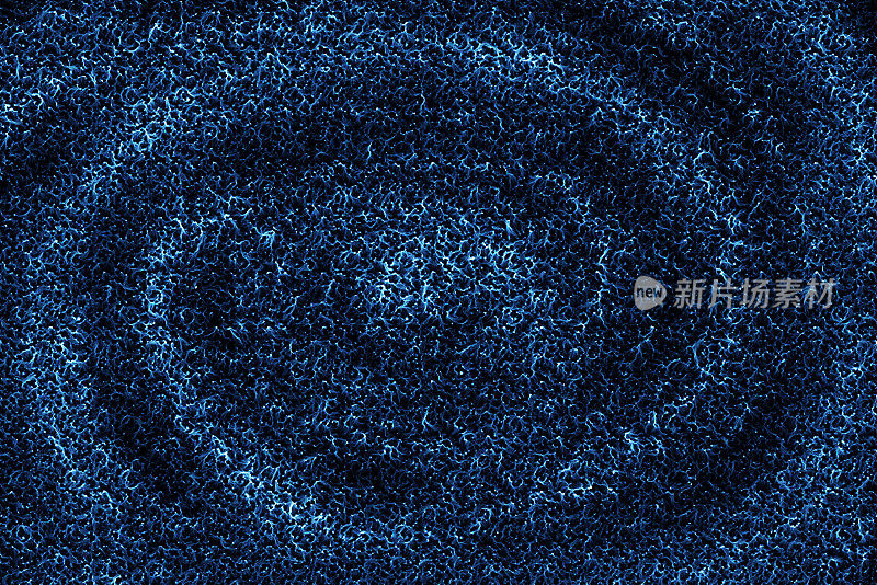 螺旋星系-蓝色背景
