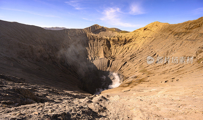 印度尼西亚的布罗莫火山口