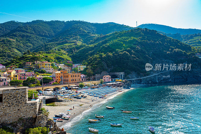 海岸线的Monterosso