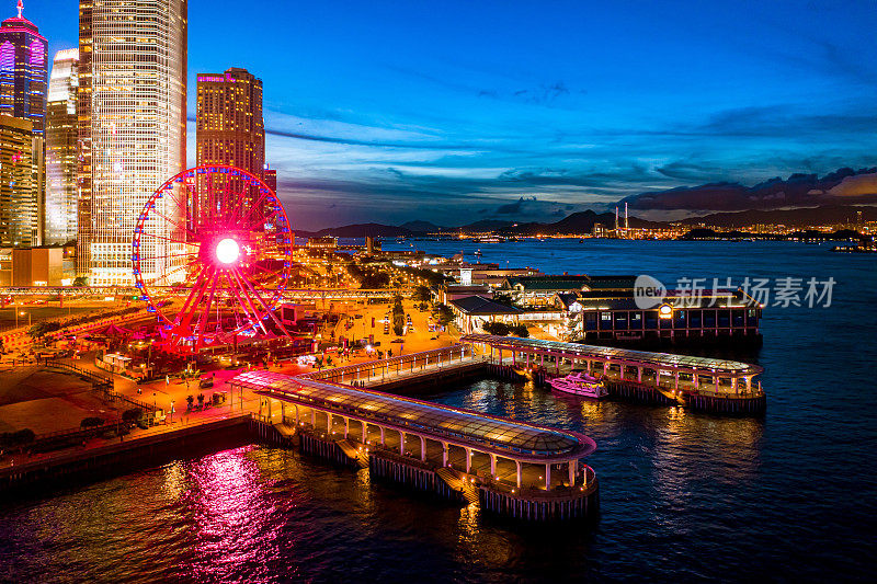 香港城市夜景