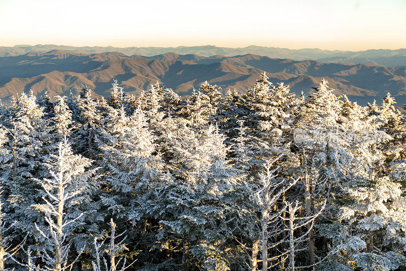 来自克林曼斯圆顶的大烟山