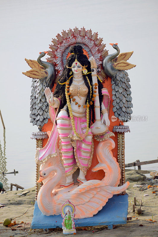 印度女神玛阿萨拉瓦蒂雕像，古瓦哈蒂，阿萨姆邦，印度