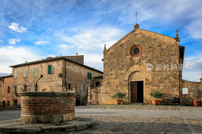 Monteriggioni城市广场