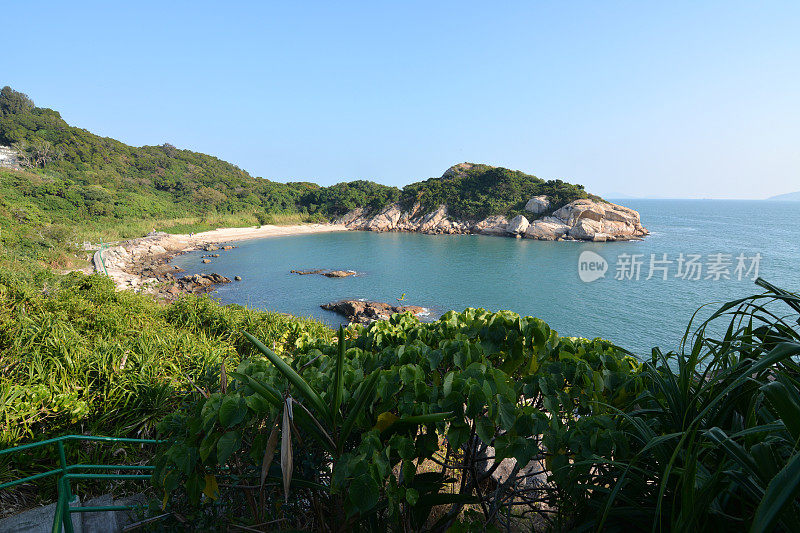 香港洲洲岛百草湾泳滩