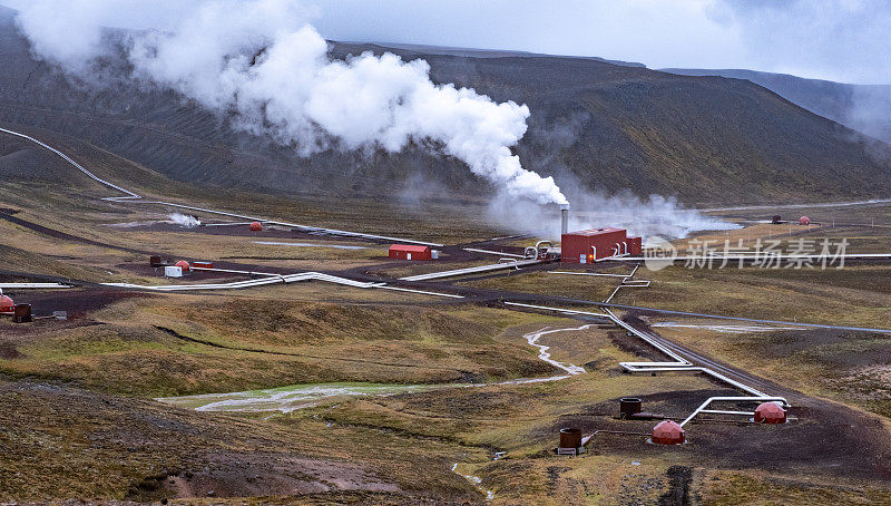 冰岛克拉弗拉地热电站