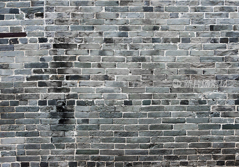 香港九龙的灰色砖墙纹理