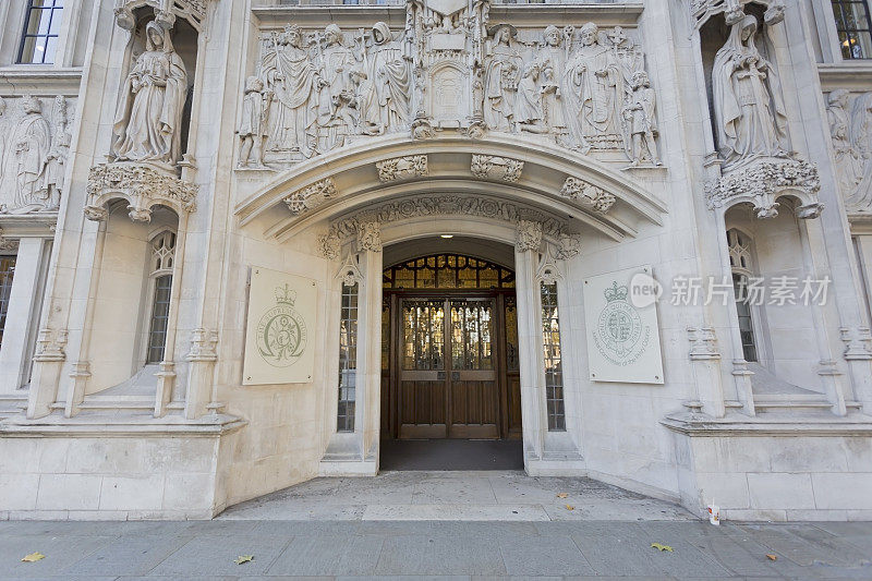 伦敦最高法院的正门