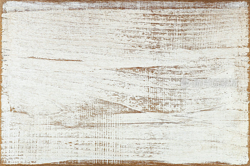 旧的白色木板背景。
