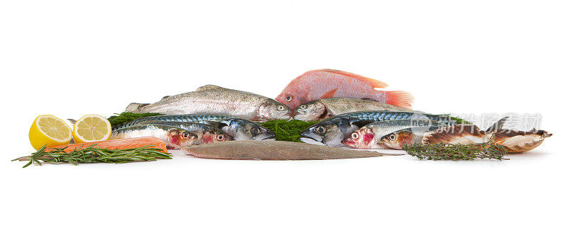 新鲜的鱼都富含欧米加3，是健康的饮食