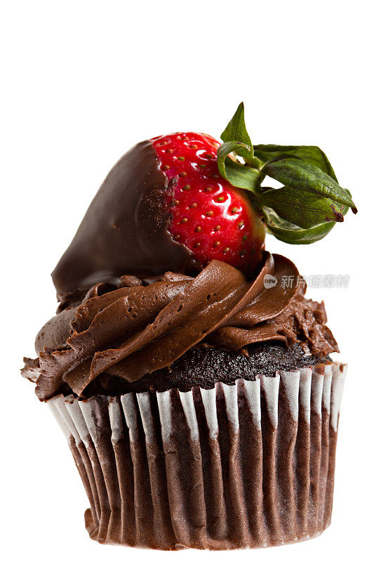 巧克力蘸草莓蛋糕