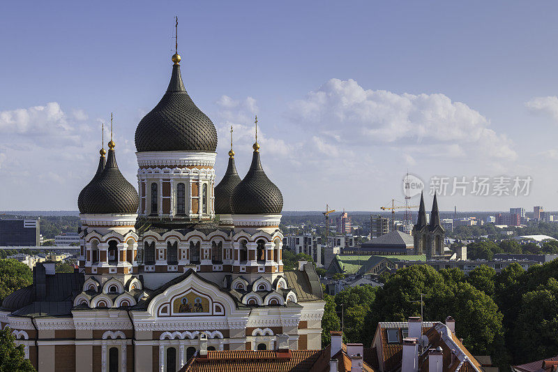 爱沙尼亚塔林的亚历山大涅夫斯基大教堂