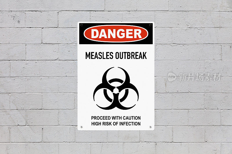 危险-麻疹爆发