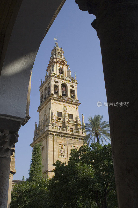 西班牙科尔多瓦梅兹基塔钟楼