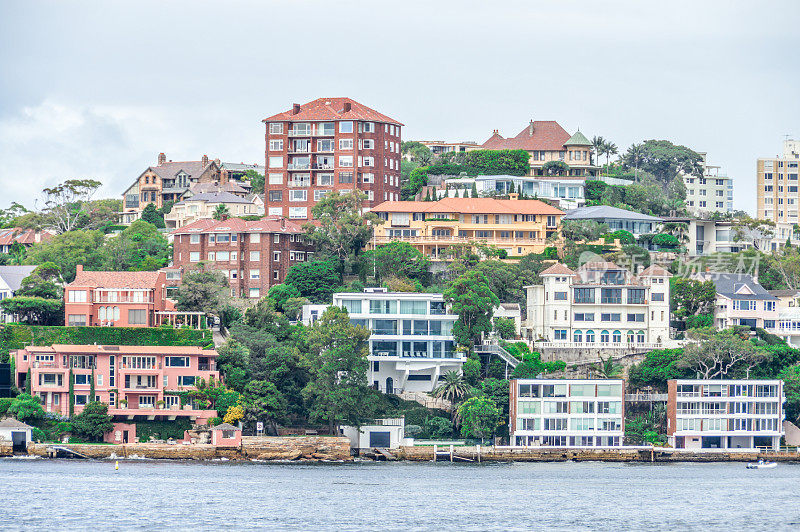 悉尼港沿岸的住宅楼