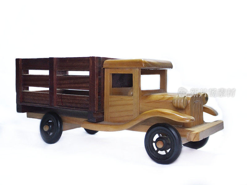 木制汽车模型玩具隔离