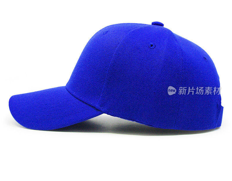 空白棒球帽颜色为蓝色