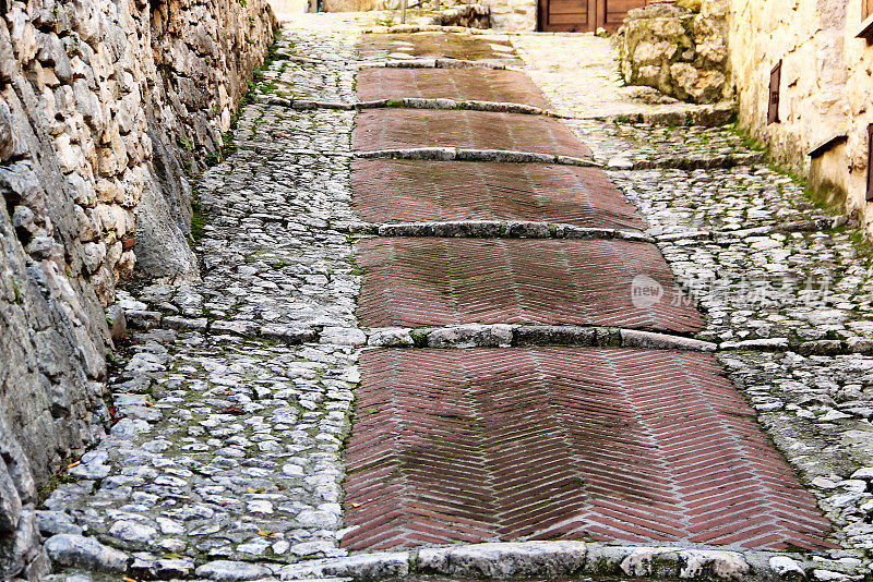 Fumone，意大利的一个中世纪村庄