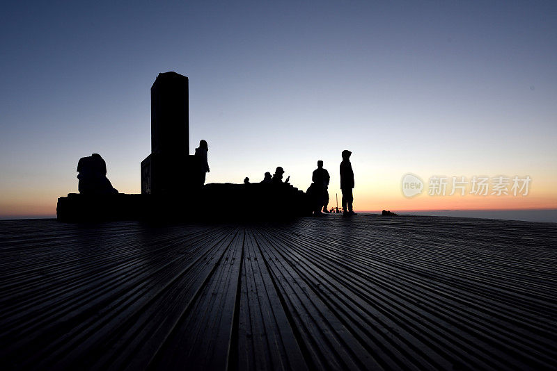 江西省吴公山雨后的晴天