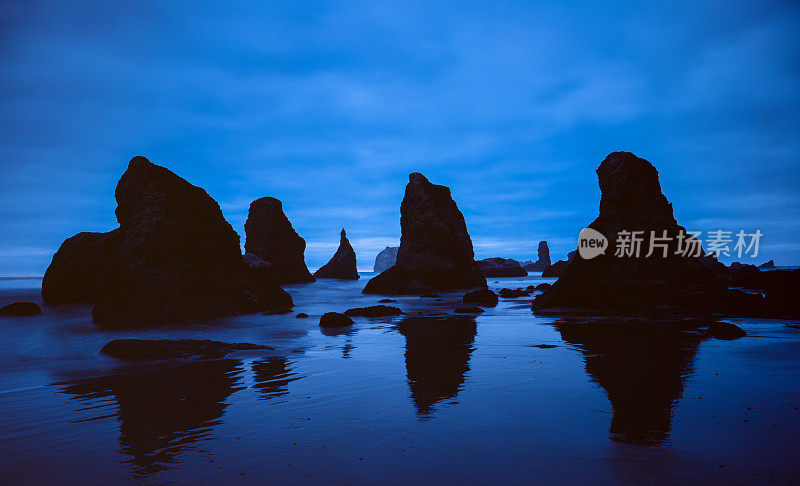 在班登海滩的俄勒冈海岸