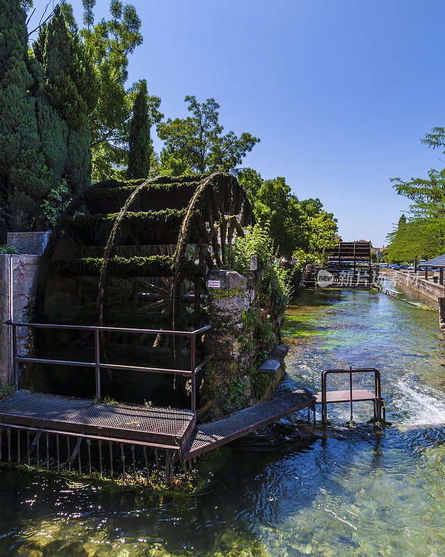 法国,我'Isle-sur-la-Sorgue