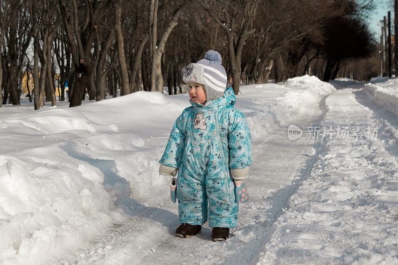 雪地里的第一步