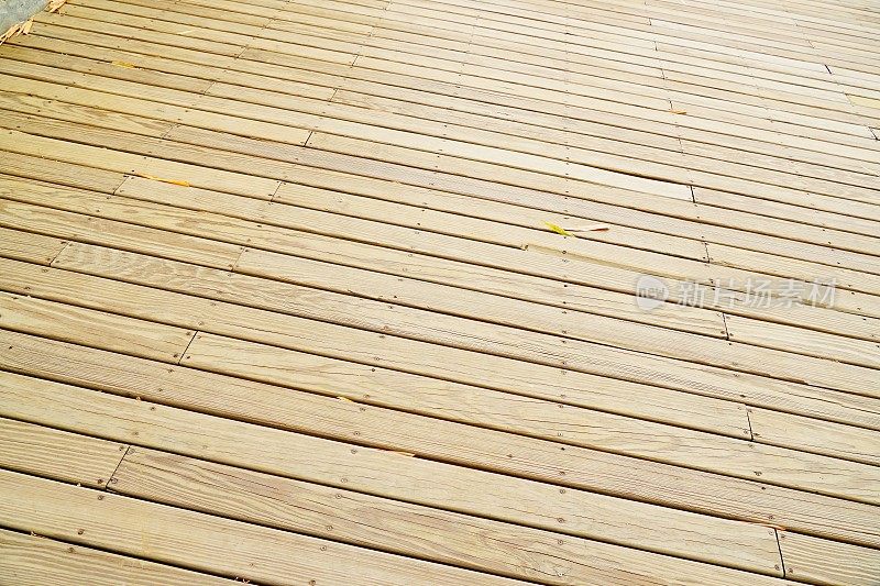 木地板甲板或露台在棕色