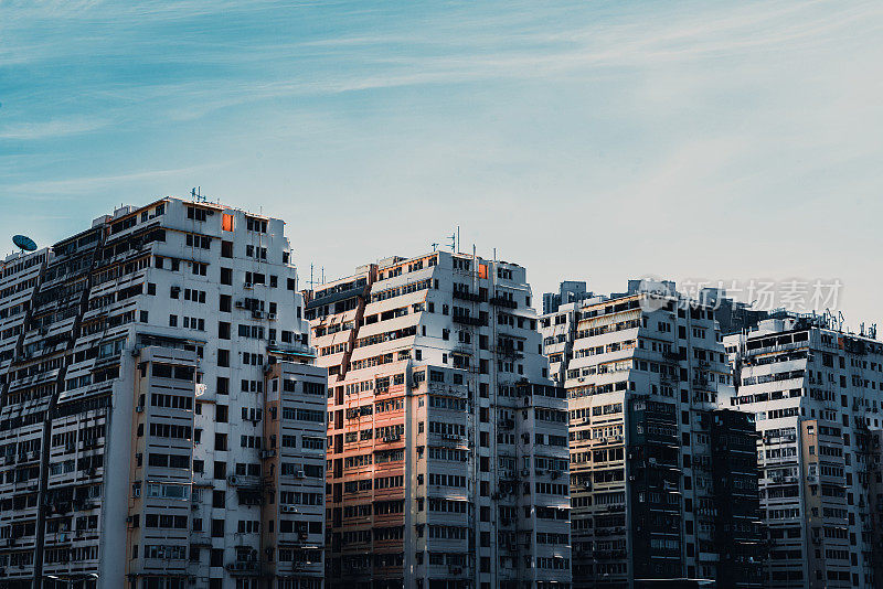 香港九龙的街景