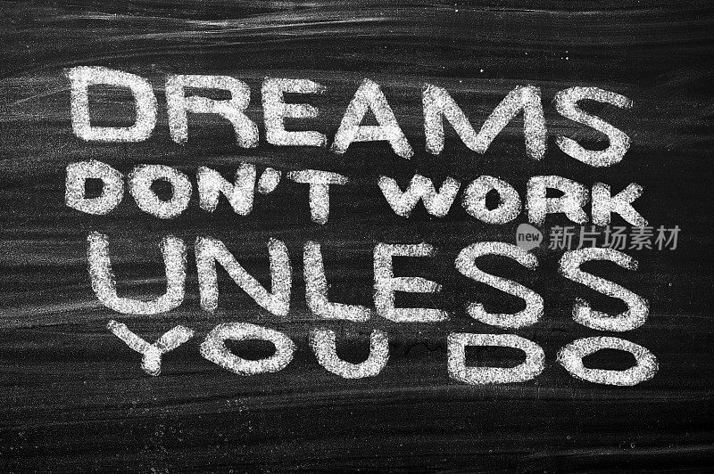 如果你不做，梦想就不会实现。鼓舞人心的创造性动机