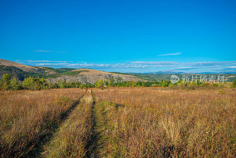 山野秋色，山野平原景观