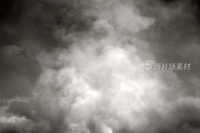 抽象背景的暴风雨云景