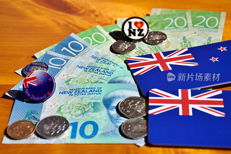 新西兰货币(NZD)元及旅游纪念品