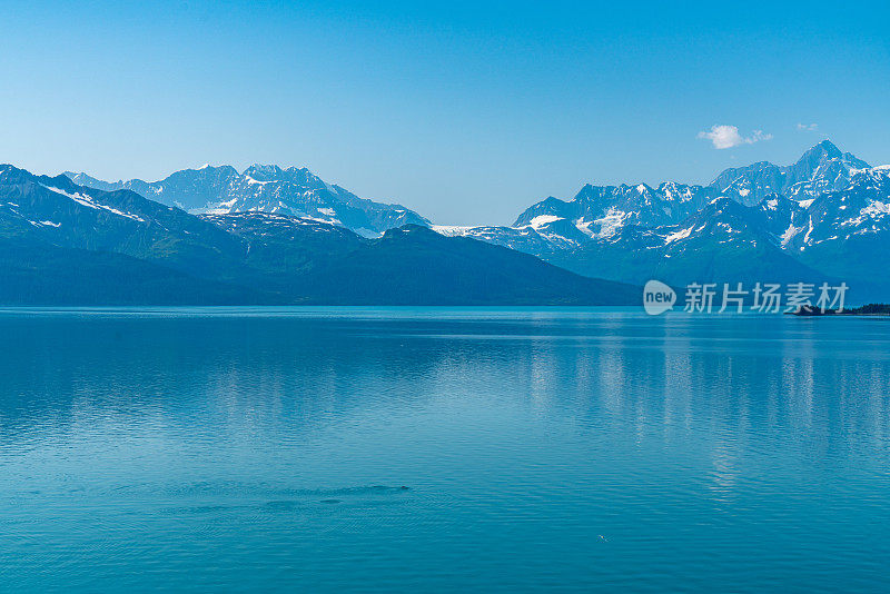 美国阿拉斯加州威廉王子湾的学院峡湾