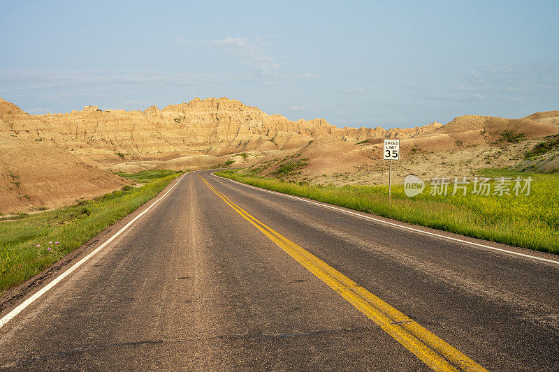 荒地国家公园的道路