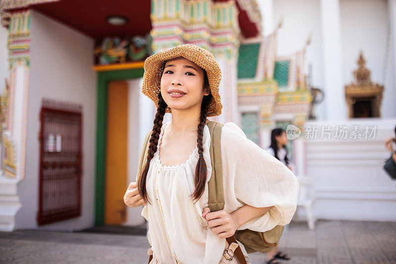 曼谷女游客